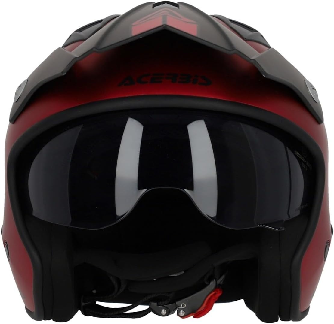 ACERBIS CAPACETE JET ARIA METALLIC ROSSO SECURTEX MOTOR P.T (t/a MaximoMoto)
