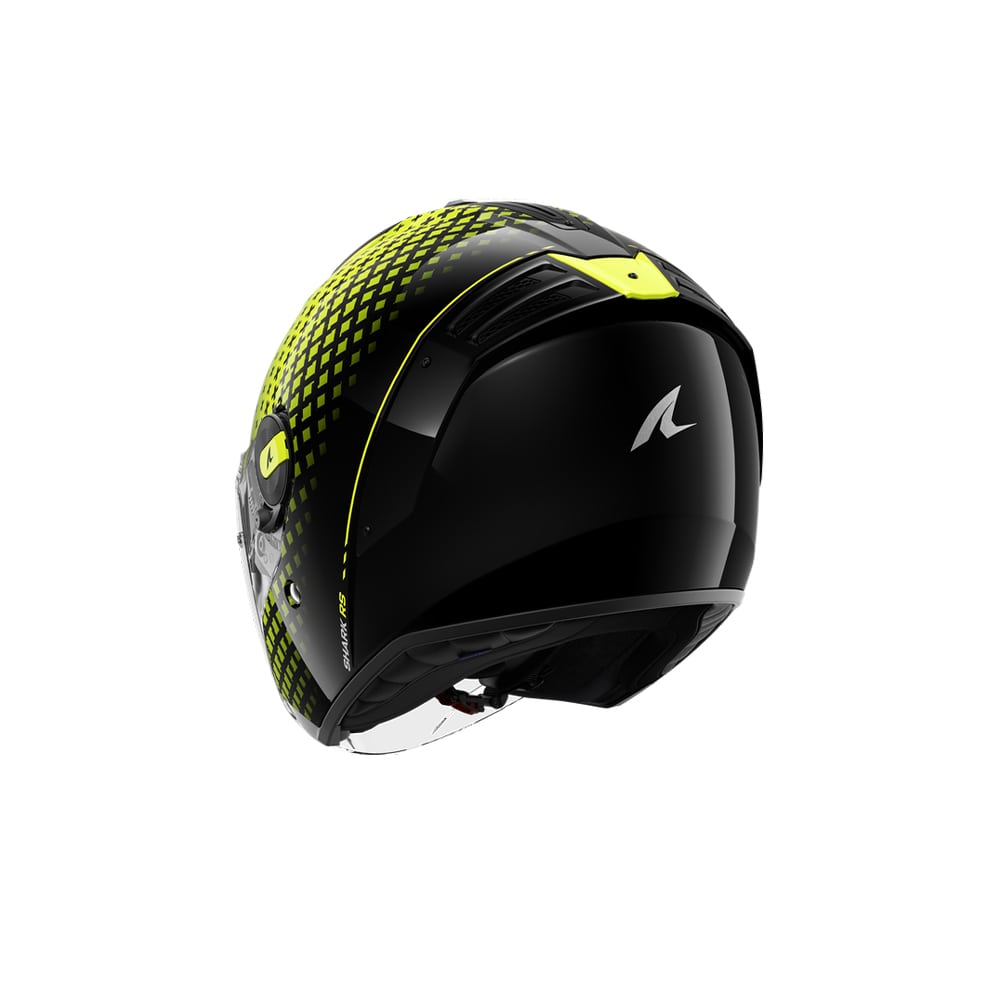 SHARK RS JET Motorcycle Helmet Black Yellow Silver – 3 – Maximomoto PT