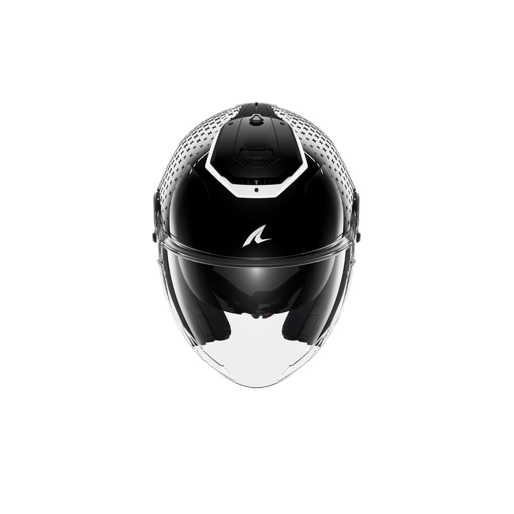 SHARK RS JET Motorcycle Helmet White Black – 2 – Maximomoto PT