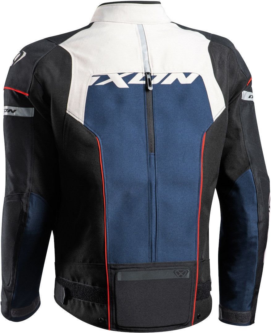 IXON ALLROAD Moto Hombre Textil Chaqueta Grege Azul Marino Negro – 2 – Maximomoto PT