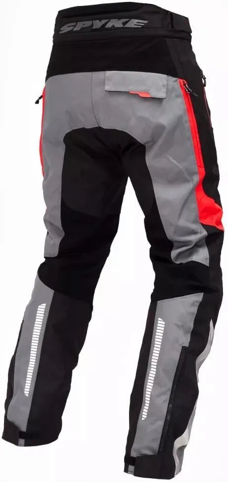 SPYKE - COMPASS DRY TECNO PANTS GREY/BLACK/RED - SECURTEX MOTOR S.L (t/a MaximoMoto)