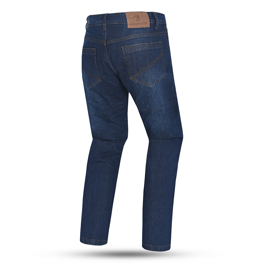 BELA STROKE Denim Jeans Moto Homem Calcas 30L Medio Spray Azul – 2 – Maximomoto PT