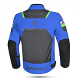 R-TECH SPIRAL MESH Moto Casacos Azul Cinza Verde