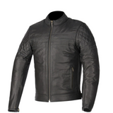 BELA Merlin Piel Casacos De Moto Preto