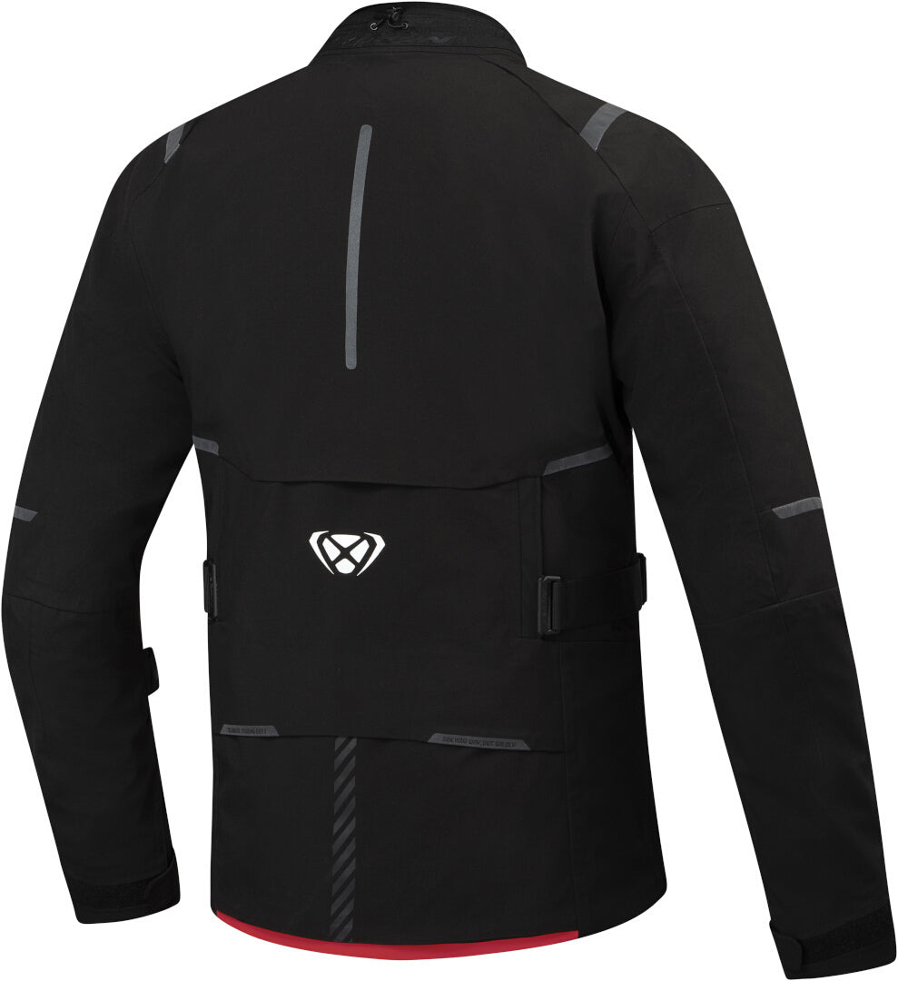 IXON M-SKEID Moto Hombre Chaqueta Textil Preto/Brillante/Rojo – 2 – Maximomoto PT