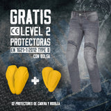 BELA BOSTON Jeans CE Moto Calcas Escuro Cinza