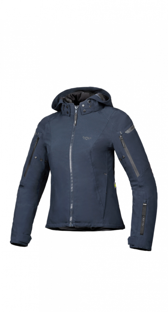 IXON BURNING Mujer Textil Motorcycle Chaqueta MARINA DE GUERRA – 1 – Maximomoto PT