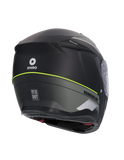 SHIRO DISCOVER ROYAL Moto Modular Capacete Preto Matt Verde