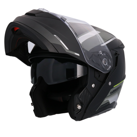SHIRO DISCOVER ROYAL Moto Modular Capacete Preto Matt Verde – 9 – Maximomoto PT