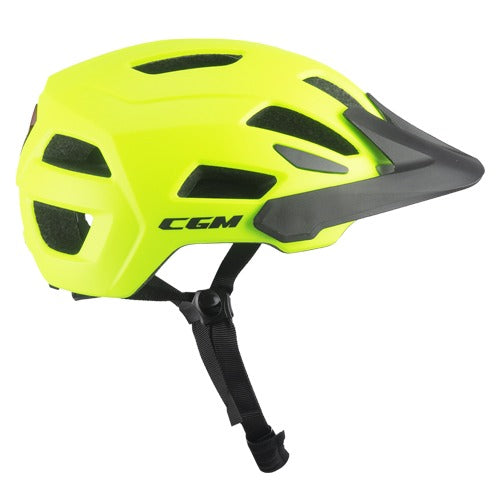 CGM 890A Sentiero Mono Urbano Ciclista Casco Giallo fluo opaco – 1 – Maximomoto PT
