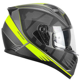 SKA-P 3MHG SPEEDER SPORT Casco Modular Nero Giallo Fluo Opaco – Maximomoto PT