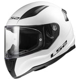 LS2 FF353 RAPID II Moto Integral Capacete Branco Sólido-06