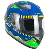 CGM 265R LUCKY BIO INFANTIL MOTO CAPACETE INTEGRAL