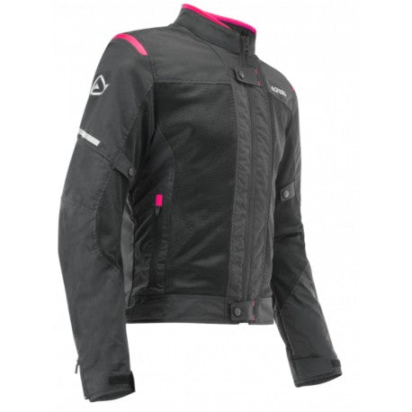 ACERBIS RAMSEY VENTED 2.0 CE WOMEN'S JACKET BLACK/PINK – 1 – Maximomoto PT