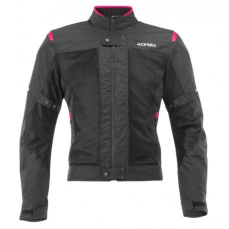 ACERBIS RAMSEY VENTED 2.0 CE WOMEN'S JACKET BLACK/PINK – 2 – Maximomoto PT