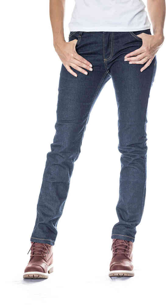 IXON MADDIE MUJER Motorcycle Vaqueros CRUDO OSCURO – 1 – Maximomoto PT
