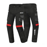 BELA - Calça Têxtil Crossroad Extreme WP Preta/Antracite/Vermelho