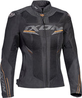 IXON DRACO LADY Verano Moto Textil Chaqueta Negro Oro – Maximomoto PT