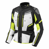 SHIMA DUNE SENHORA CASACOS TEXTIL DE MOTO PRETO AMARILLO FLOU