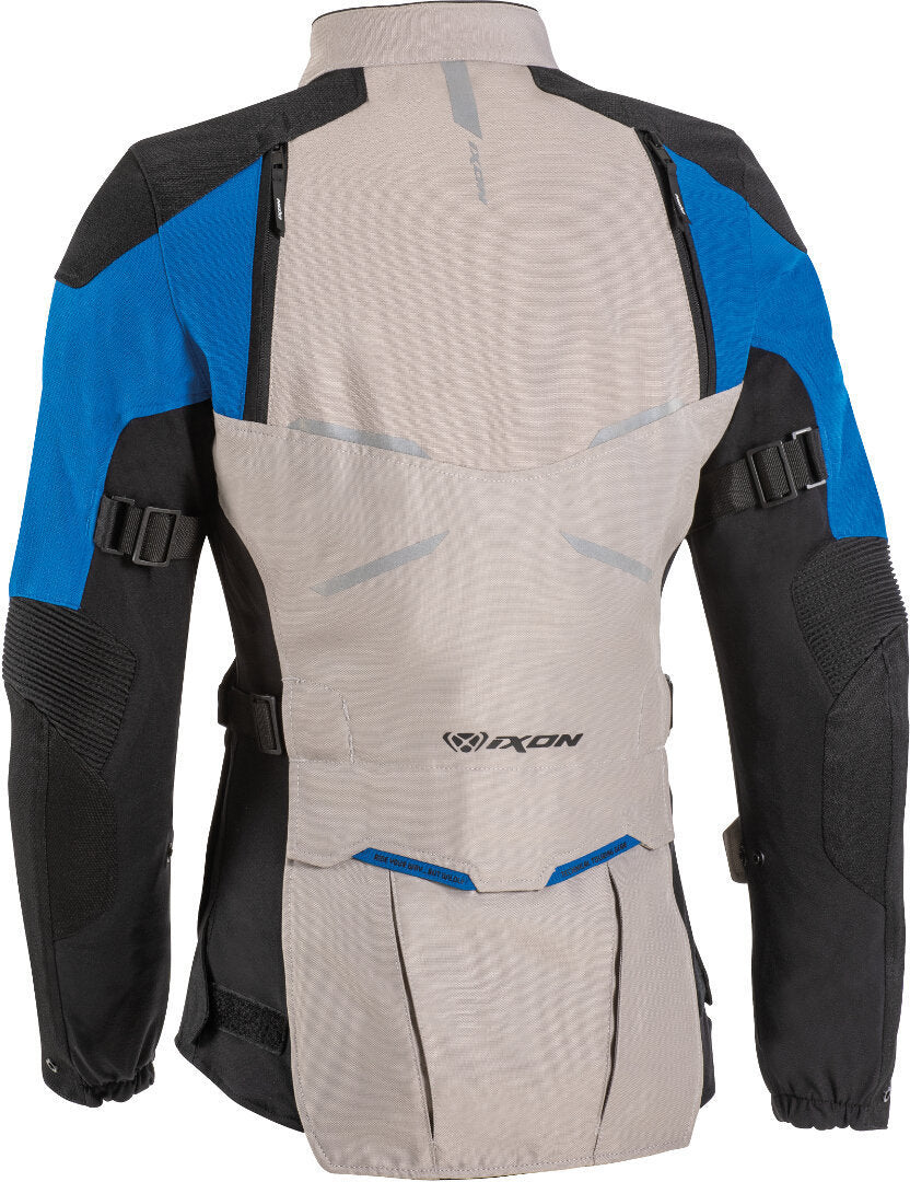 IXON Eddas Mujer Textile Moto Chaqueta Gris Negro Azul – 2 – Maximomoto PT