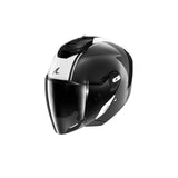 Shark RS JET CARBON Moto Capacete Branco Preto
