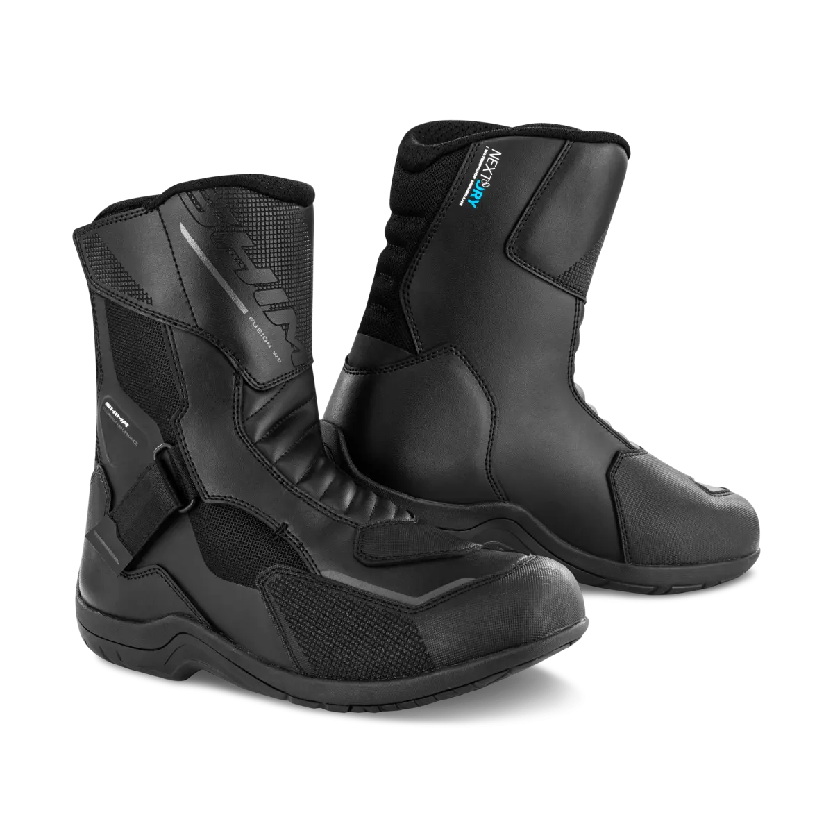 SHIMA FUSION WP Moto Homem Touring Botas Preto – 1 – Maximomoto PT