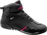 IXON GAMBLER MULHER MOTOCICLISMO BOTAS PRETAS FÚCSIA
