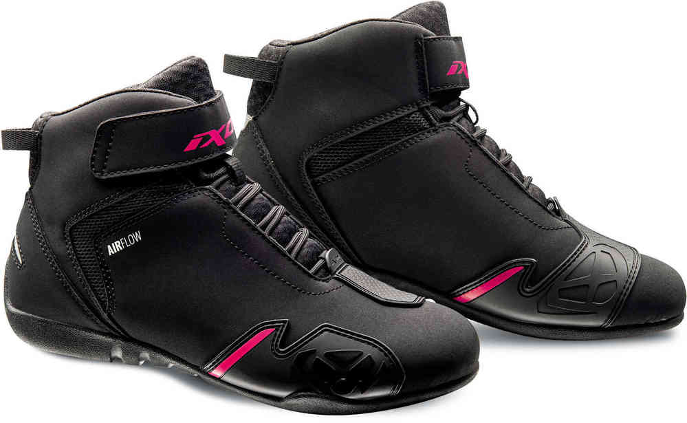 IXON GAMBLER MULHER MOTOCICLISMO BOTAS PRETAS FÚCSIA – 1 – Maximomoto PT