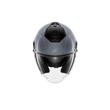 SHARK RS JET Moto Capacete Arma Prata