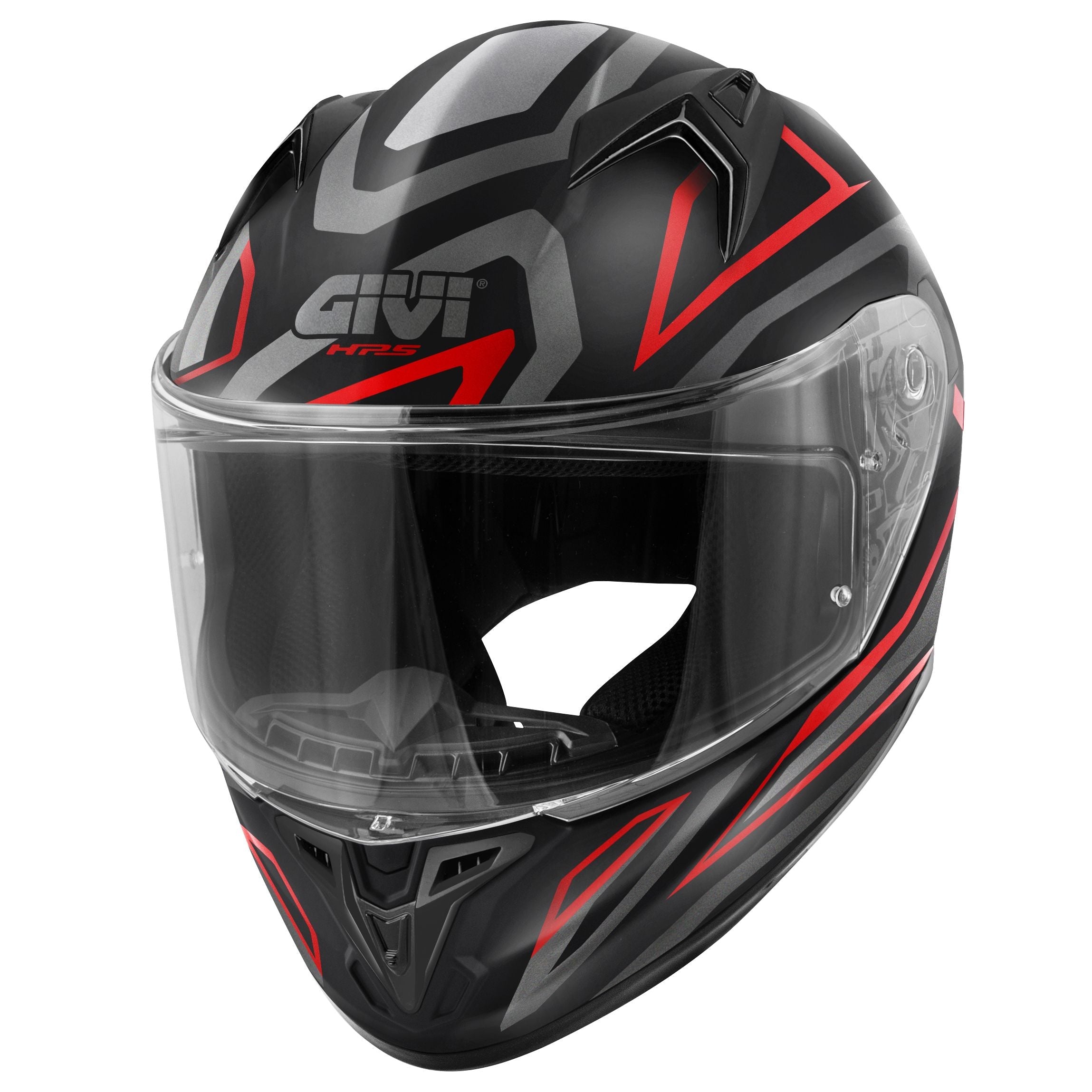 GIVI - CASCO INTEGRAL 50.7 PROTON TITANIO /ROSSO – 1 – Maximomoto PT