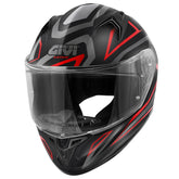 GIVI - CASCO INTEGRAL 50.7 PROTON TITANIO /ROSSO – Maximomoto PT