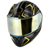 GIVI 508 MYSTICAL Moto Casco Integral Negro Bronce Oro