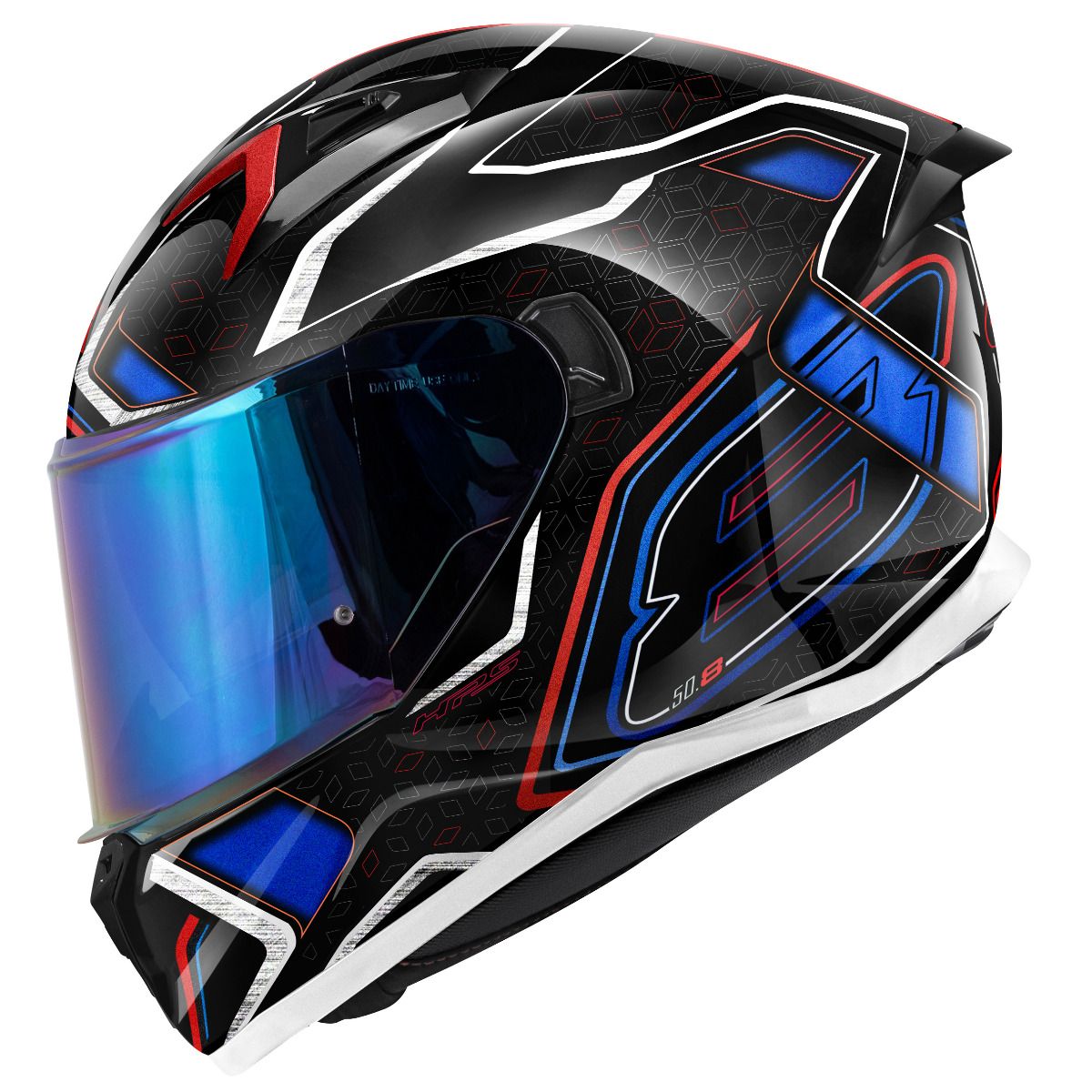 GIVI - CASCO FULL 508/MYSTICAL NEGRO/ROJO-AZUL.METAL – 2 – Maximomoto PT