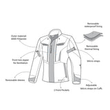 BELA HURRICANE 3 EM 1 Moto Senhora Casacos Preto