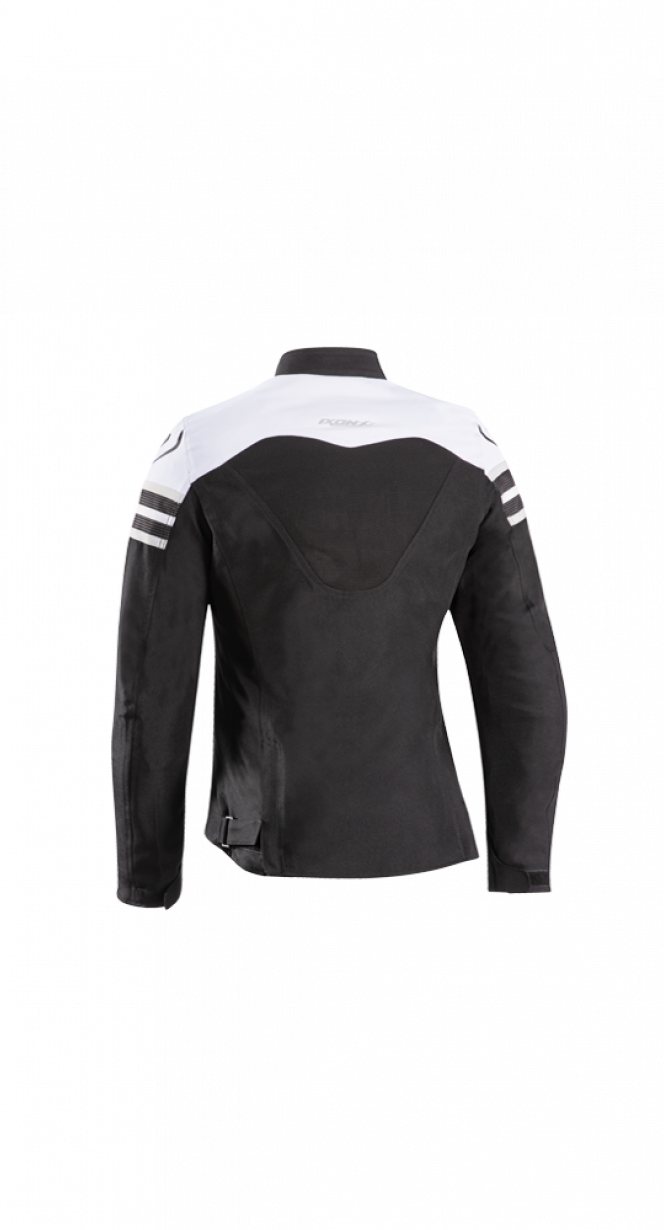 IXON ILANA EVO Moto Textil Mujer Jacket Black White Gray – 2 – Maximomoto PT