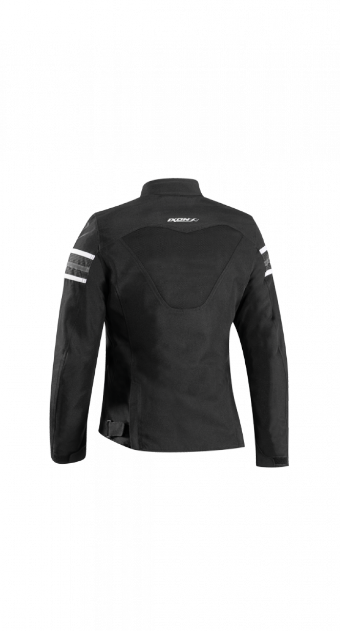 IXON ILANA EVO Moto Textil Mujer Jacket Black White – 2 – Maximomoto PT