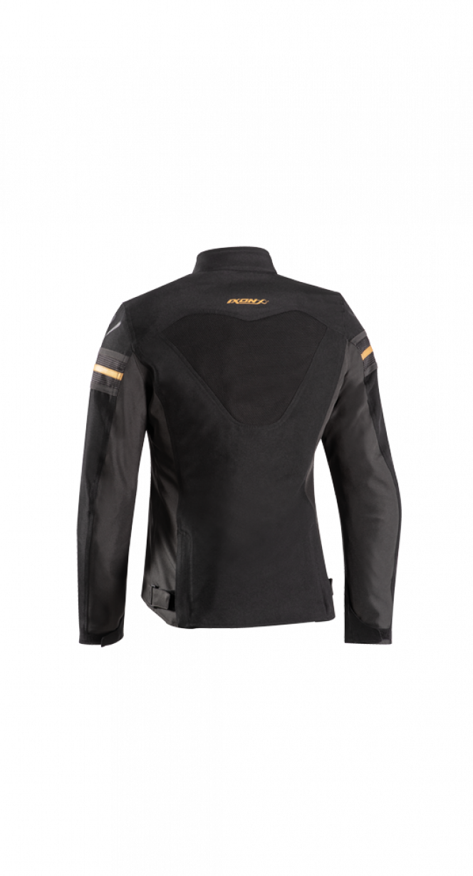 IXON ILANA EVO Moto Textil Mujer Chaqueta Black Antracita Oro – 2 – Maximomoto PT