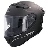SHIRO FF939 ALPHA MONOCOLOR Moto Intrgral Capacete Matt Grafito