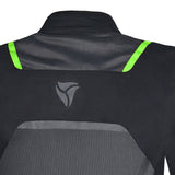 R-TECH SPIRAL MESH Motorcycle Jackets Black Gray Fluorescent Green