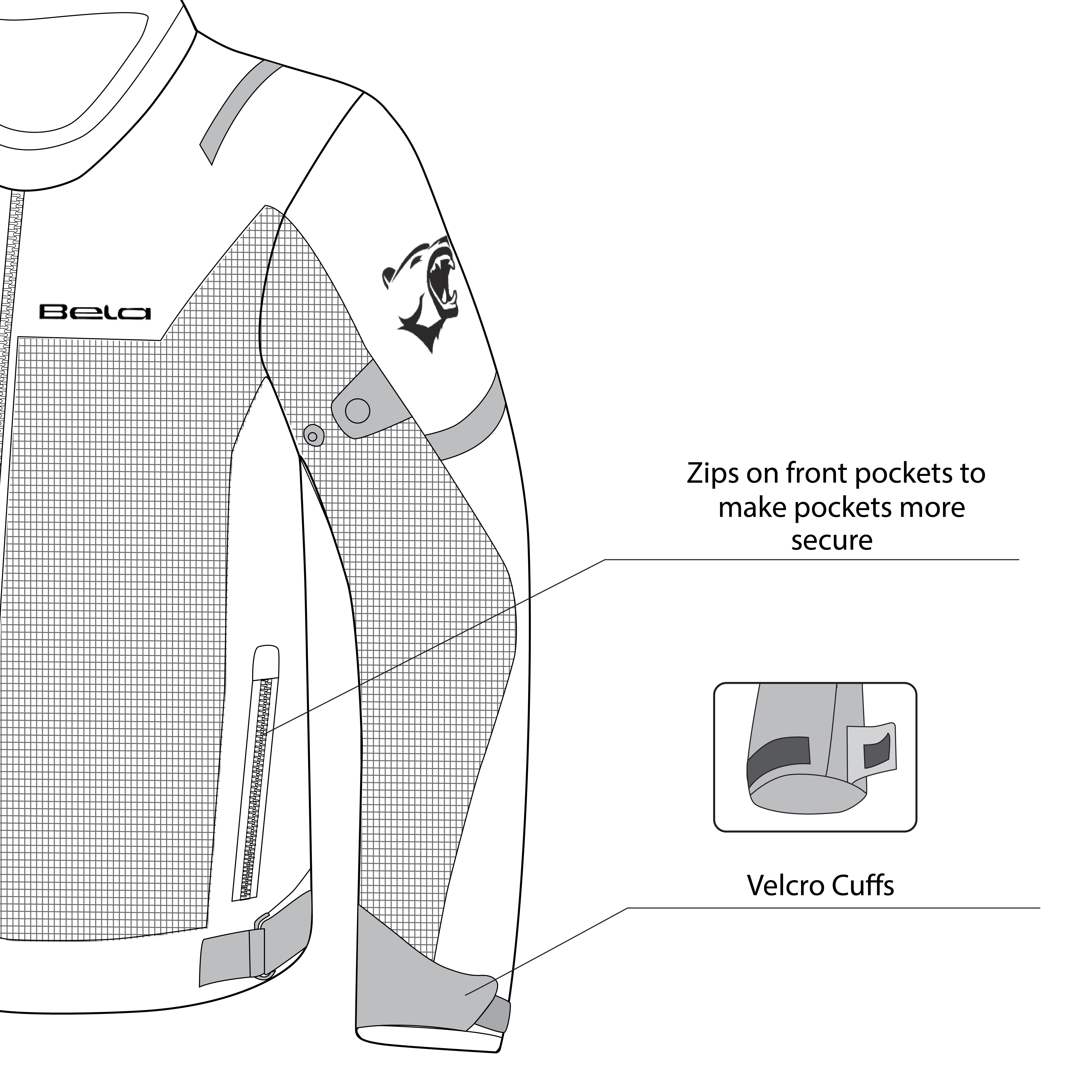 BELA MESH PRO Moto Homem Casaco Branco – 11 – Maximomoto PT