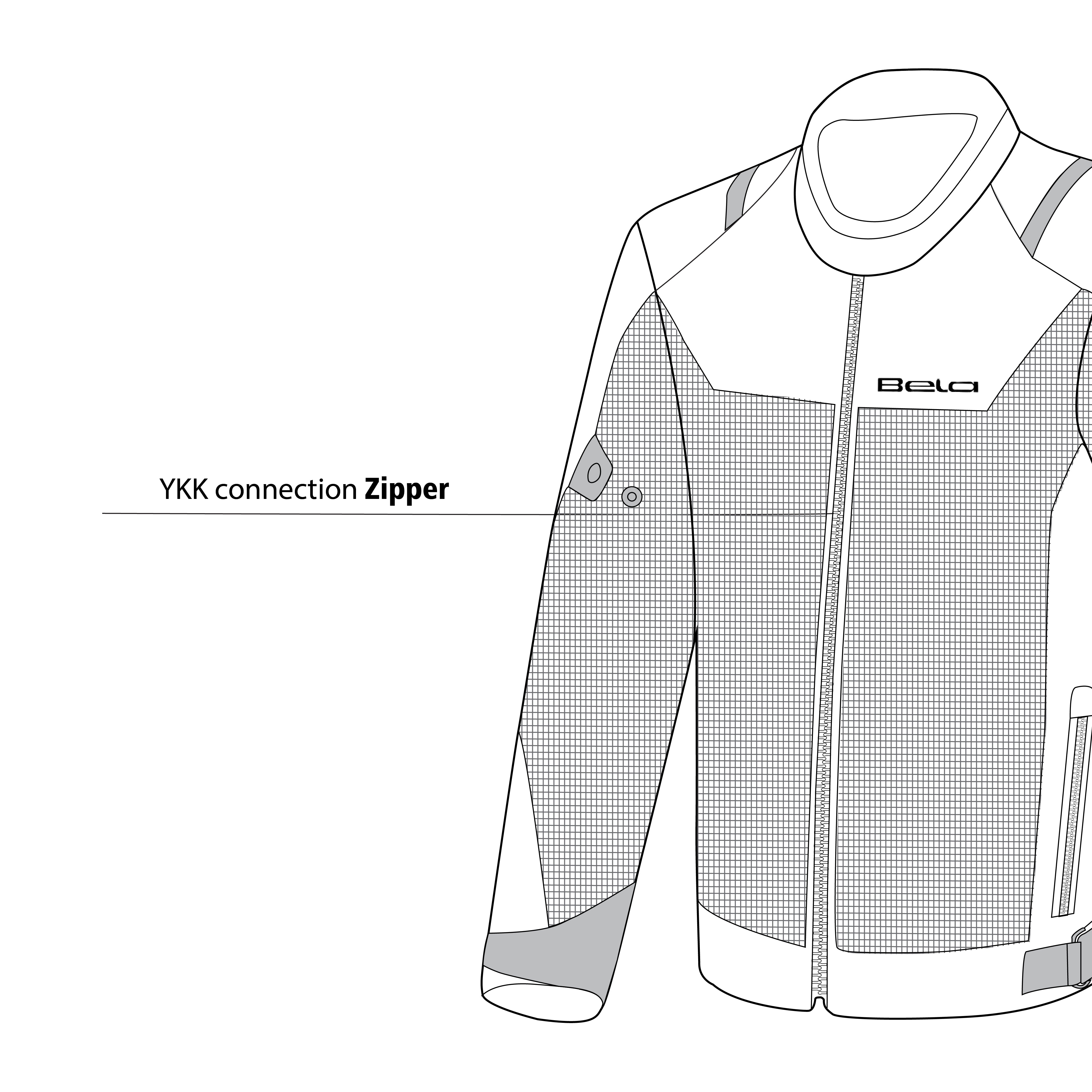 BELA MESH PRO Moto Casaco Homem Gelo Cinzento – 16 – Maximomoto PT