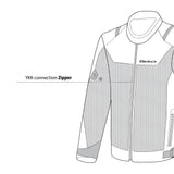 BELA MESH PRO Moto Homem Casaco Branco