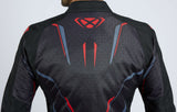 IXON DEMONIAK Verano Moto De Chaqueta Textil Negro Rojo
