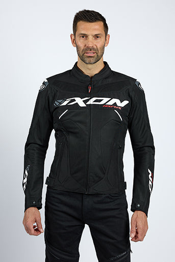 IXON IONIX Verano Motorcycle Textile Chaqueta Black White – 3 – Maximomoto PT
