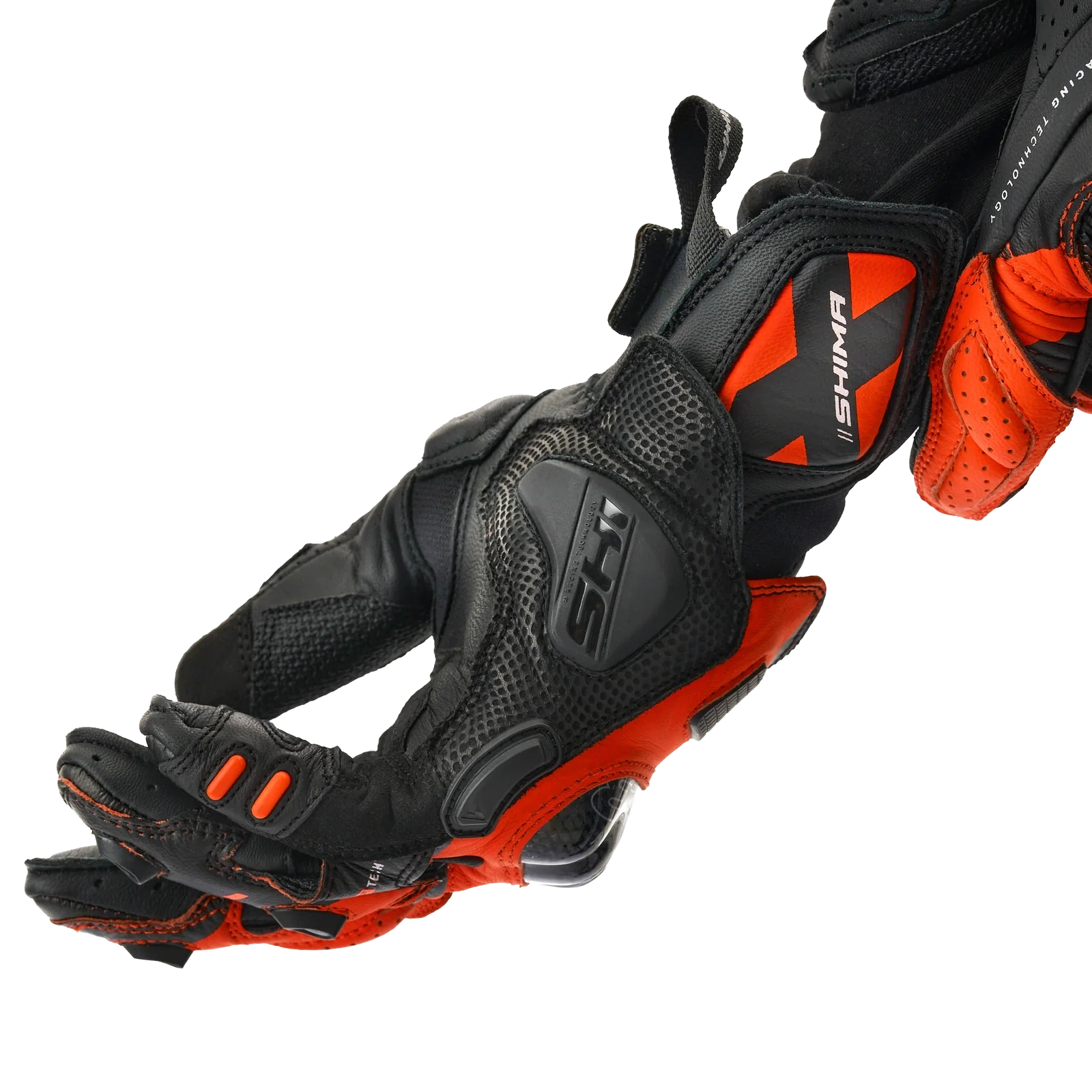 SHIMA XRS-3 SHORT RACING MEN'S GLOVES BLACK RED – 11 – Maximomoto PT