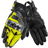 SHIMA XRS-3 SHORT HOMENS CORRIDA LUVAS PRETO AMARELO FLUO
