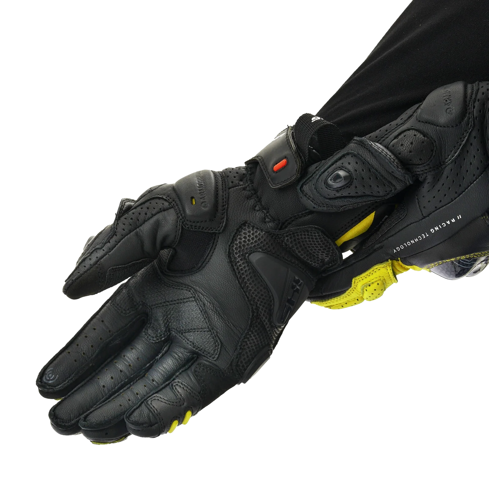 SHIMA XRS-3 SHORT HOHOMEMS CORRIDA LUVAS PRETO AMARELO FLUO – 14 – Maximomoto PT