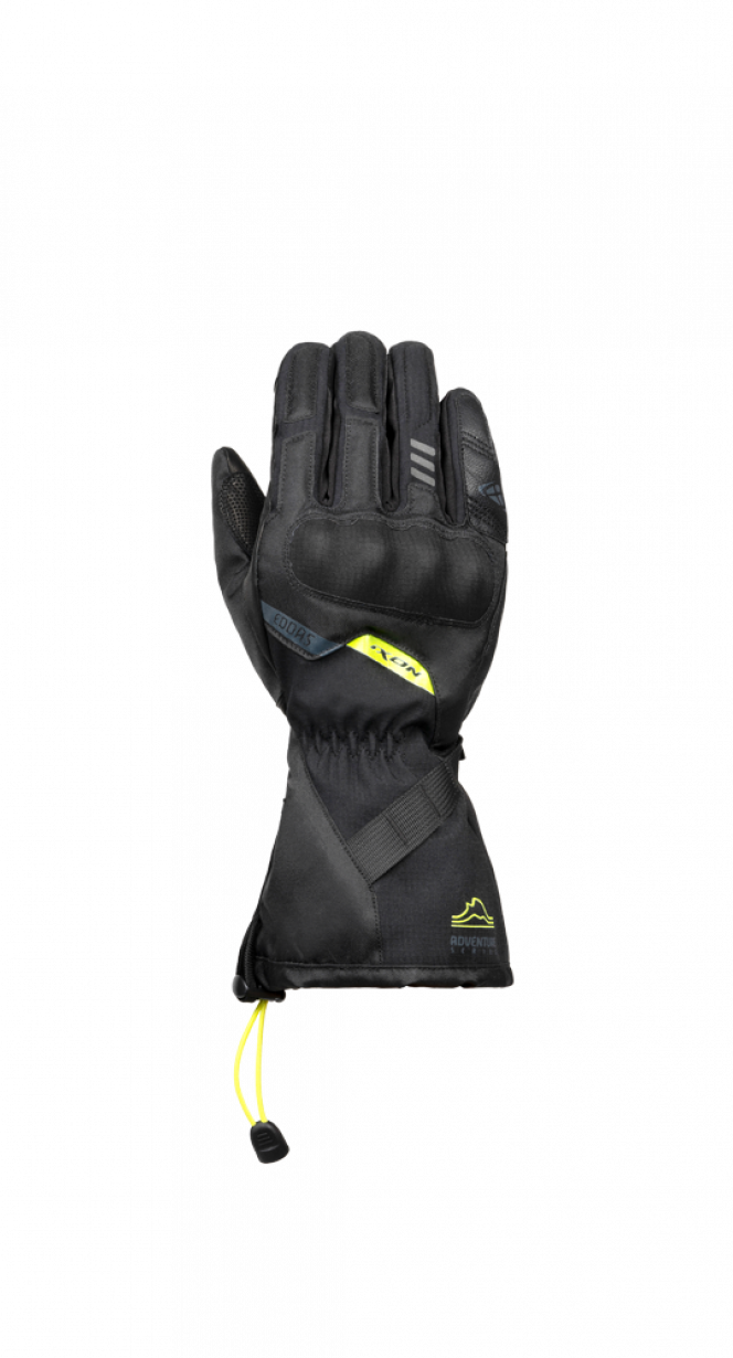 IXON PRO EDDAS LEVE CONFORTÁVEL LUVAS PRETO AMARELO BRILHANTE – 1 – Maximomoto PT
