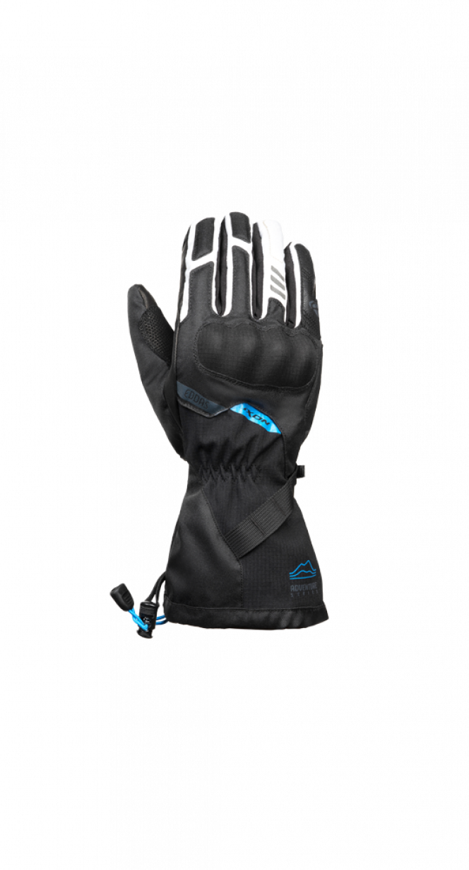 IXON PRO EDDAS MOTORCYCLE GLOVES BLACK GRAY BLUE – 2 – Maximomoto PT