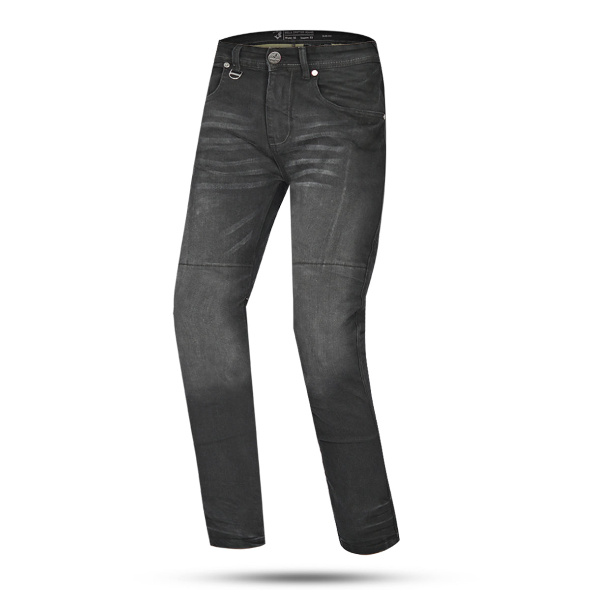 BELA DRIFTER Moto Jeans Calcas Preto 32L